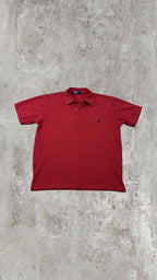 Polo Ralph Lauren Uomo Rossa con Logo Ricamato Blu – Regular Fit