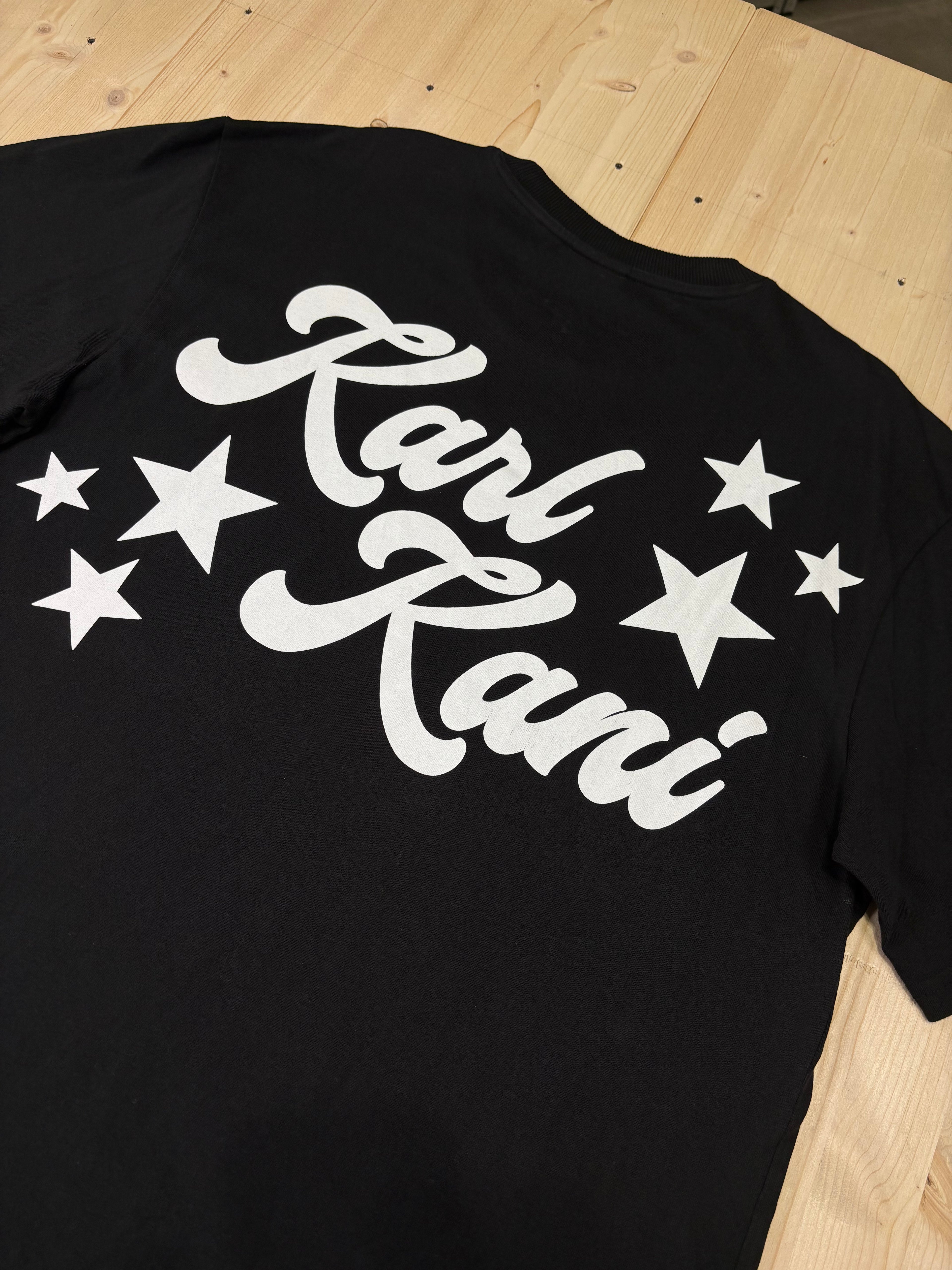 T-Shirt Karl Kani Logo Stars Nera