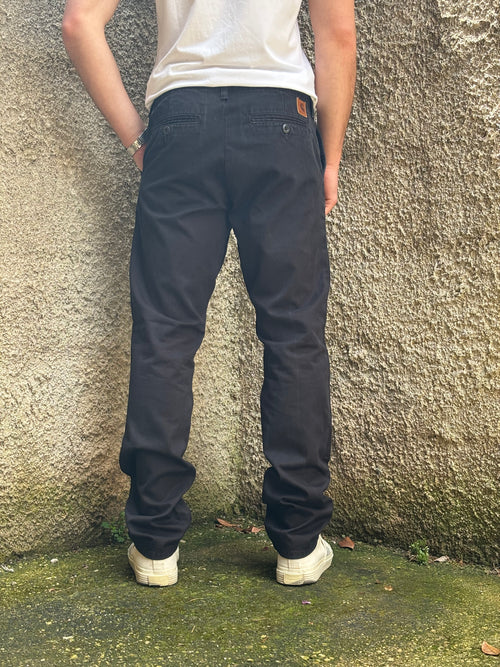 Carhartt Chino Pants Nero – Pantalone Casual Workwear Uomo