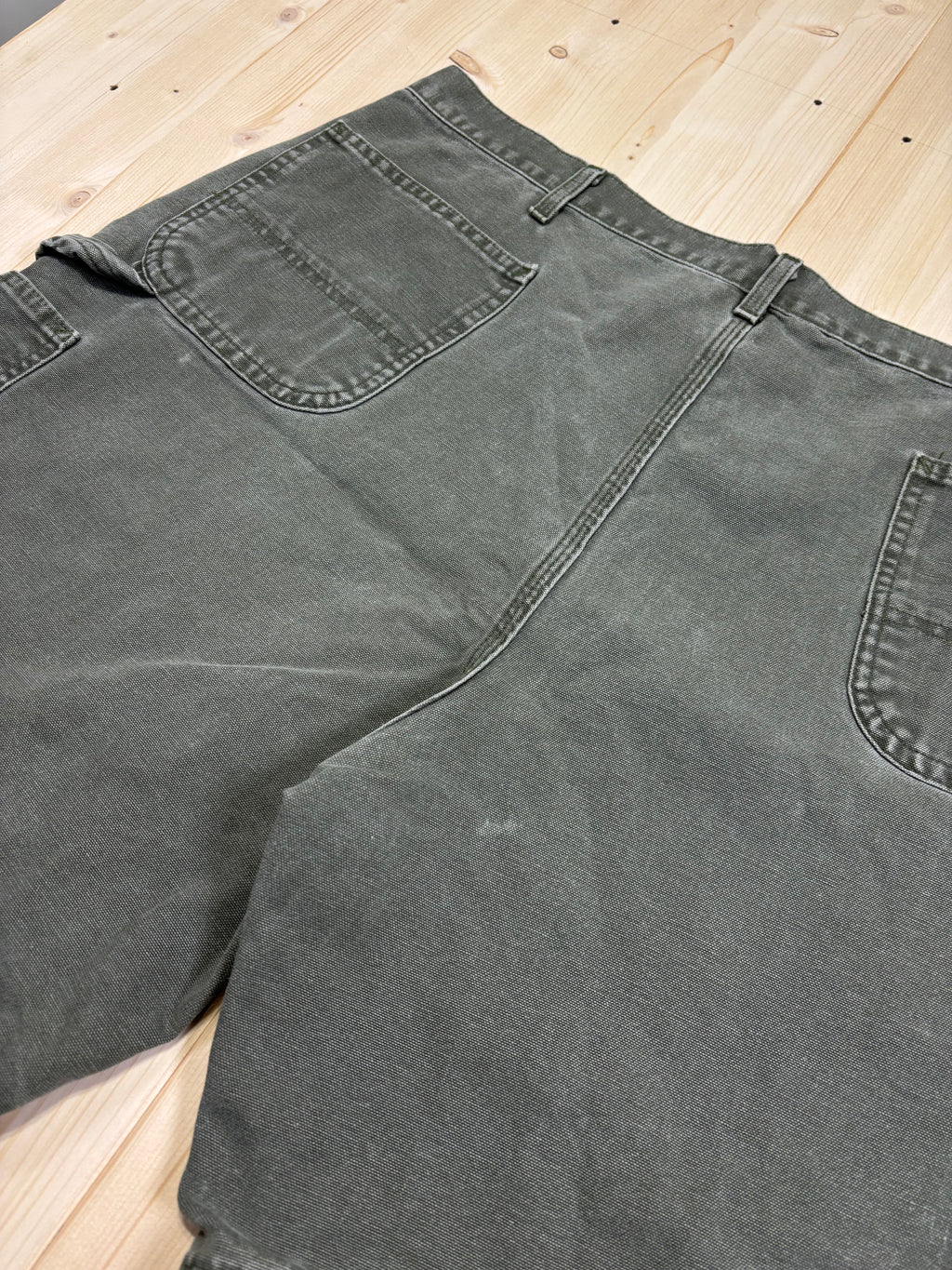 Carhartt Olive Carpenter Shorts Utility Workwear