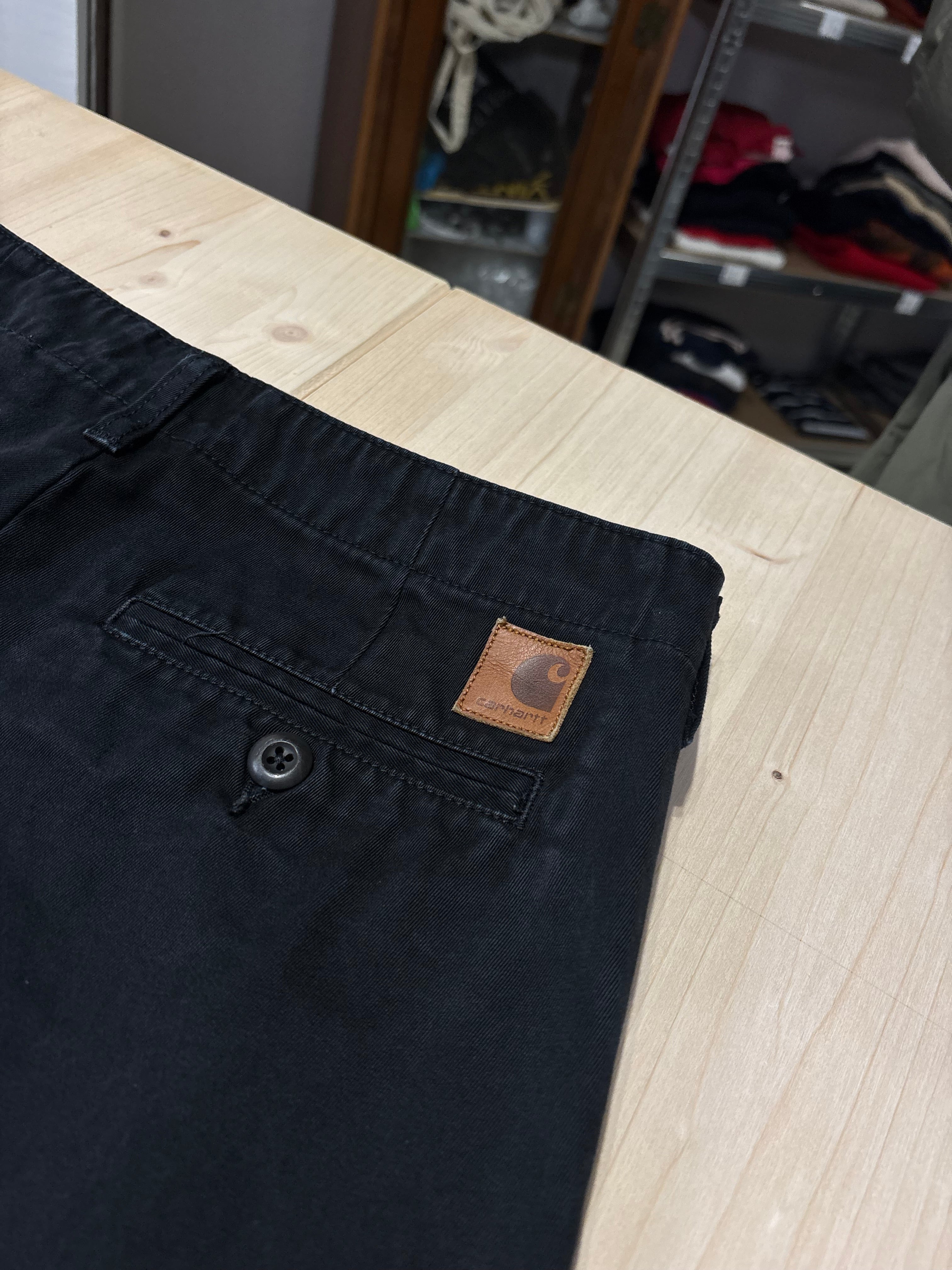 Carhartt Chino Pants Nero – Pantalone Casual Workwear Uomo