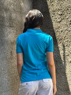 Polo Classica Ralph Lauren Turchese - Maglietta a Maniche Corte in Cotone
