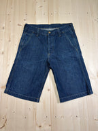 Vintage Carhartt Denim Work Shorts Dark Wash
