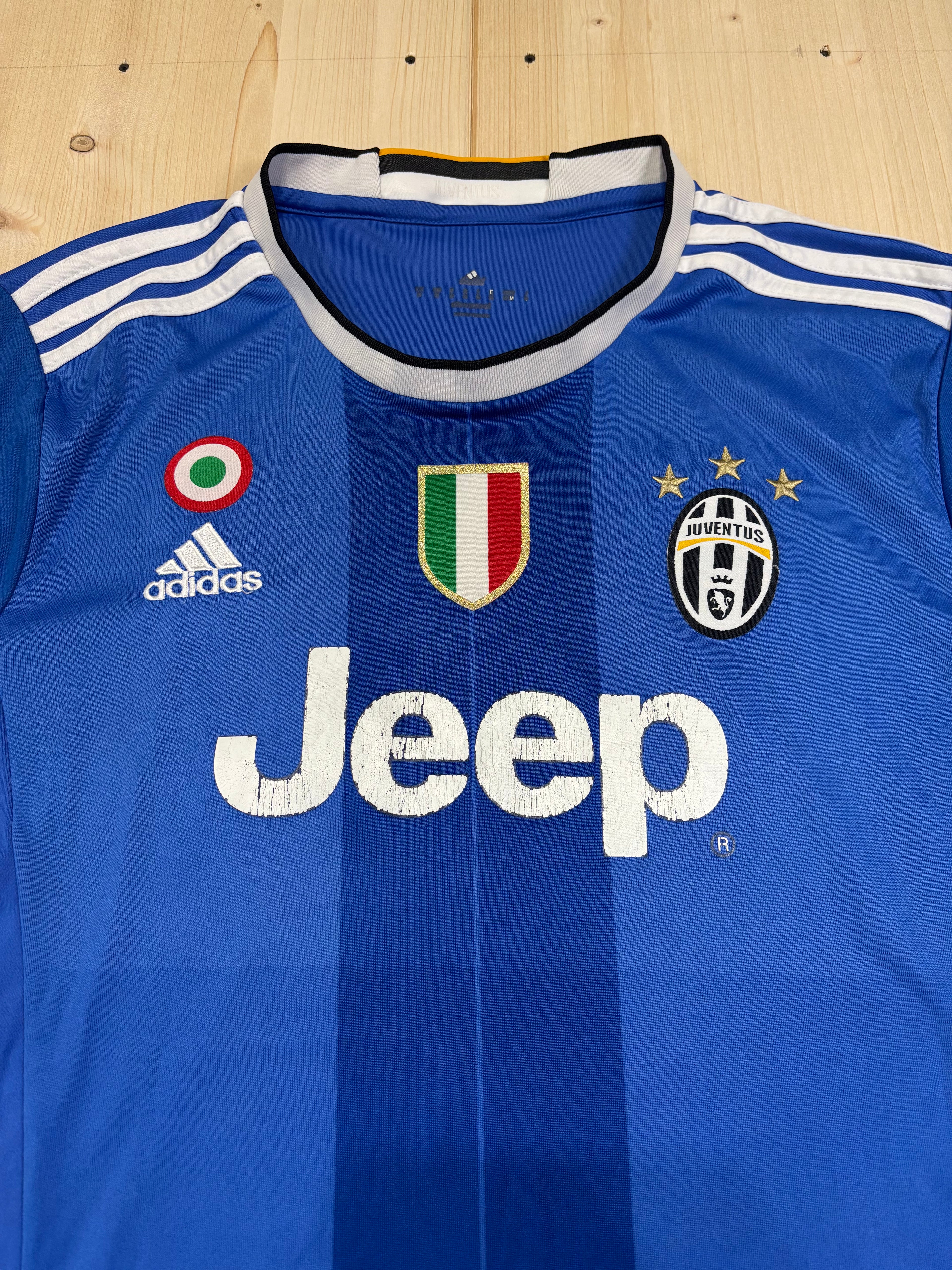 Maglia Juventus Away Adidas 2016/17 Higuain #9 Jeep Blu