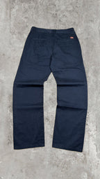 Dickies Navy Wide Leg Work Pants – Pantalone Uomo Vintage