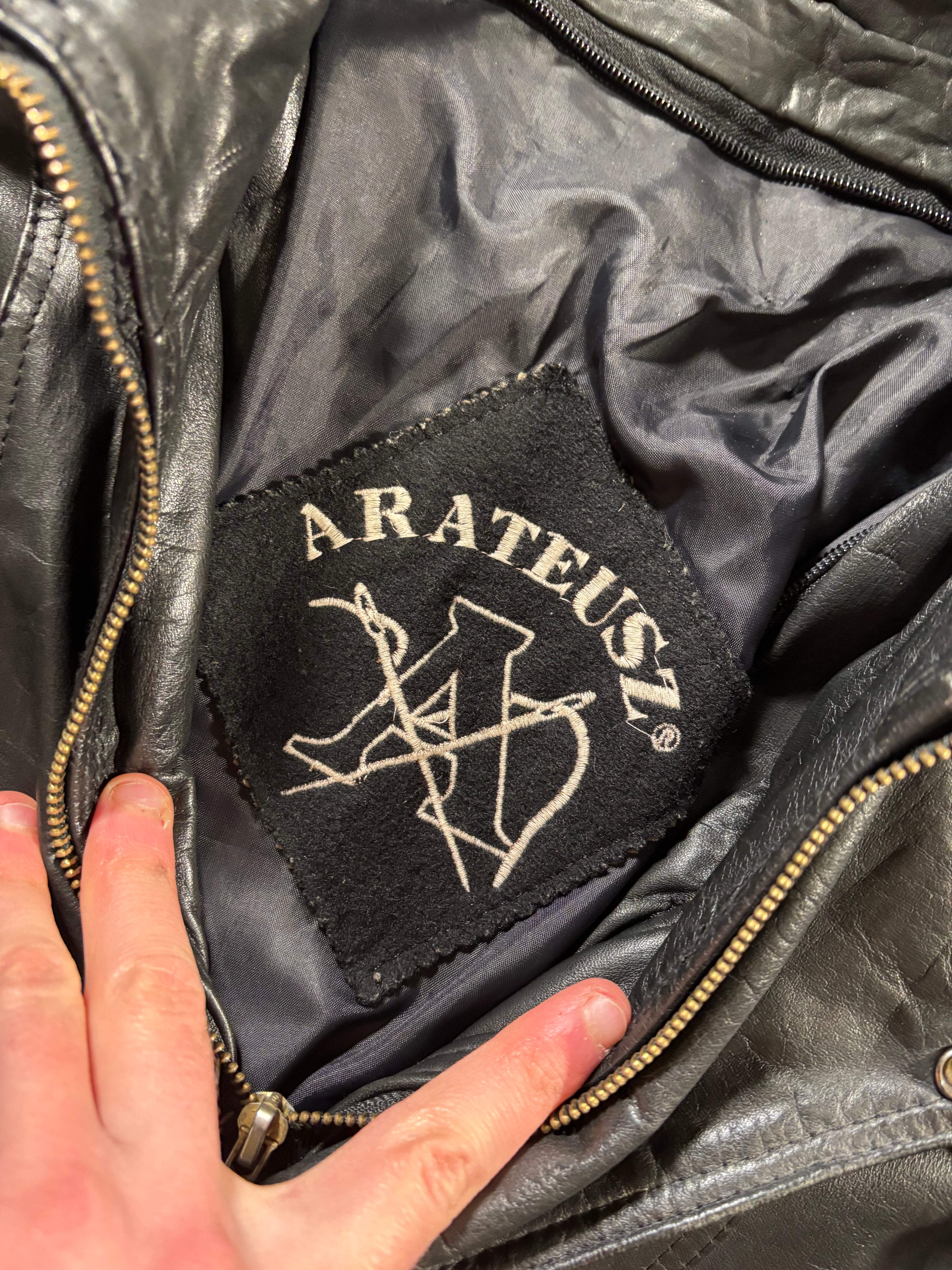 Leather Bomber 80s Vintage