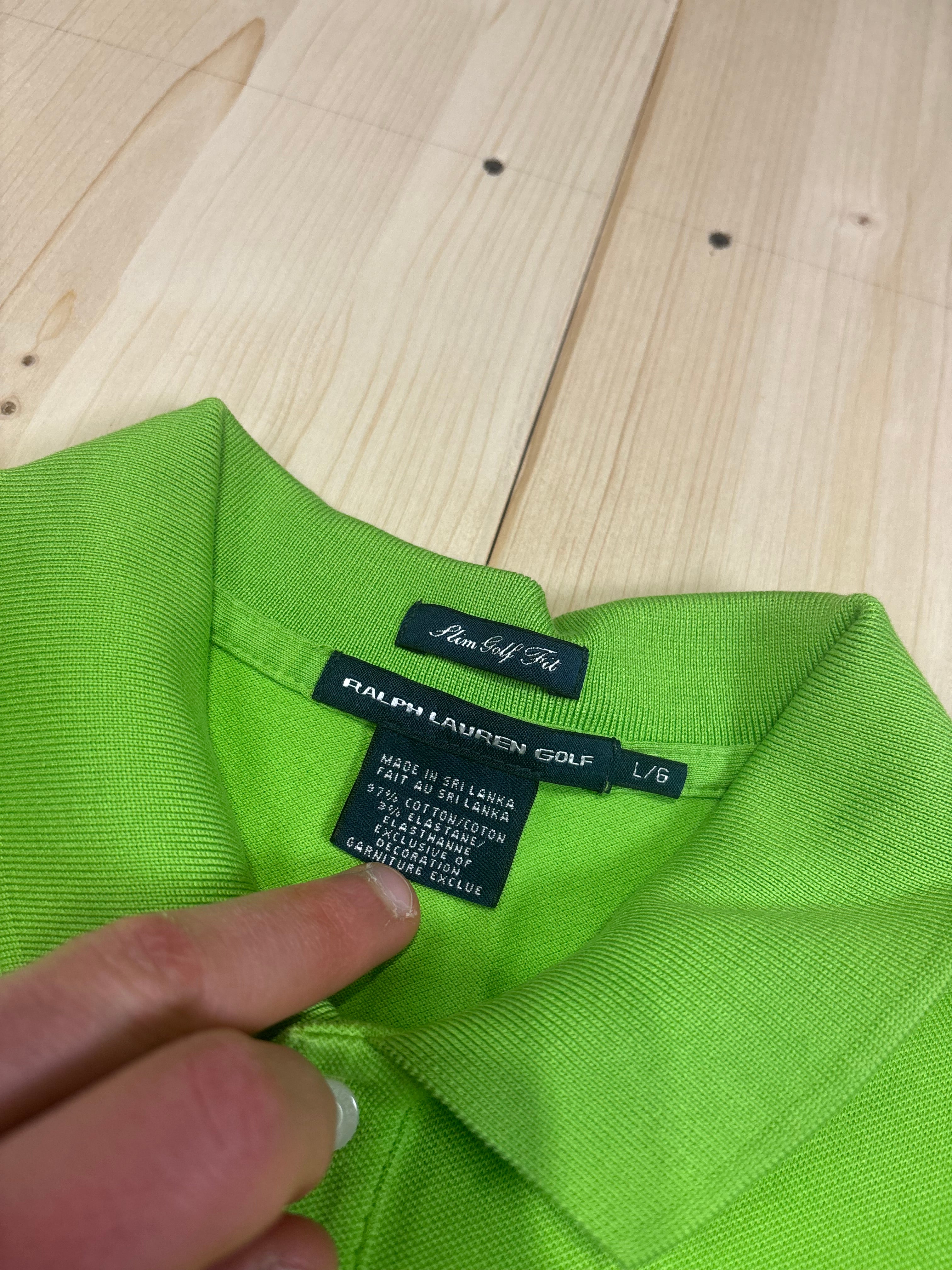 Polo Smanicata Ralph Lauren Verde Lime – Vintage