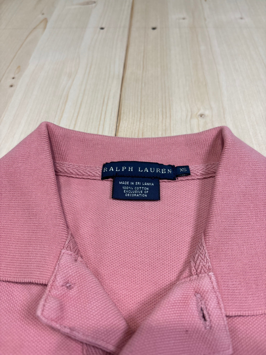 Polo Ralph Lauren Rosa con Maxi Logo e Numeri Romani LXVII - Slim Fit Donna