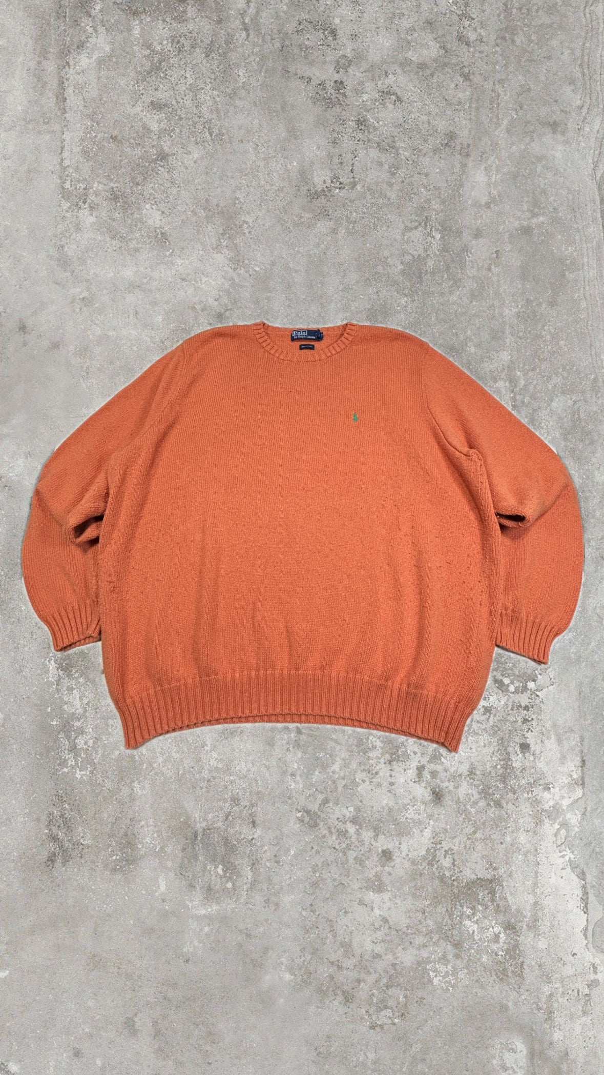 Polo Ralph Lauren Crew Neck Knit Sweater - Orange