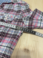 Camicia Donna Jennyfer a Quadri Rosa Y2K Vintage