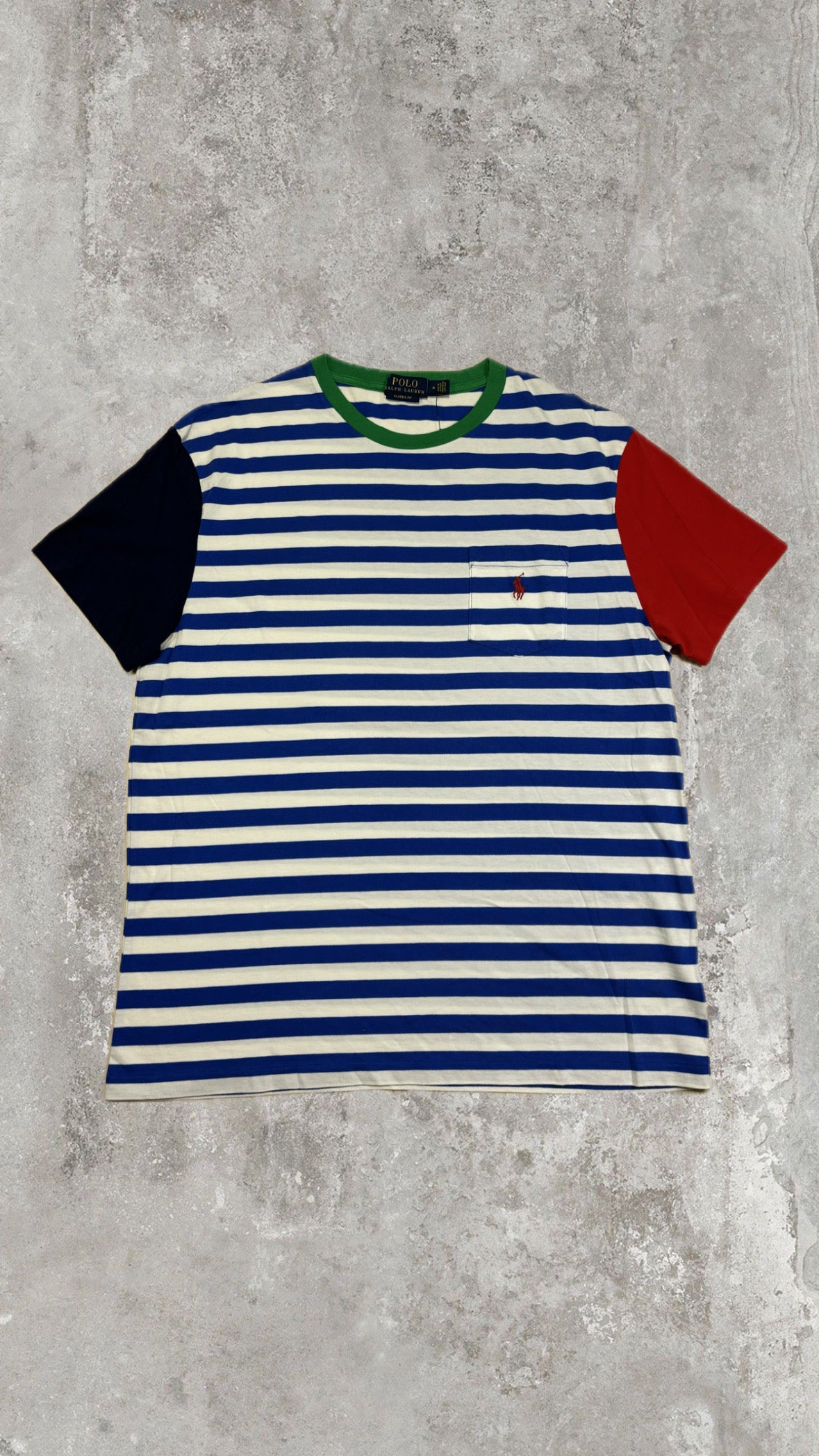 Polo Ralph Lauren Striped Pocket T-Shirt Multicolor NWT