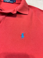 Polo Ralph Lauren Uomo Rossa con Logo Ricamato – Custom/Slim Fit