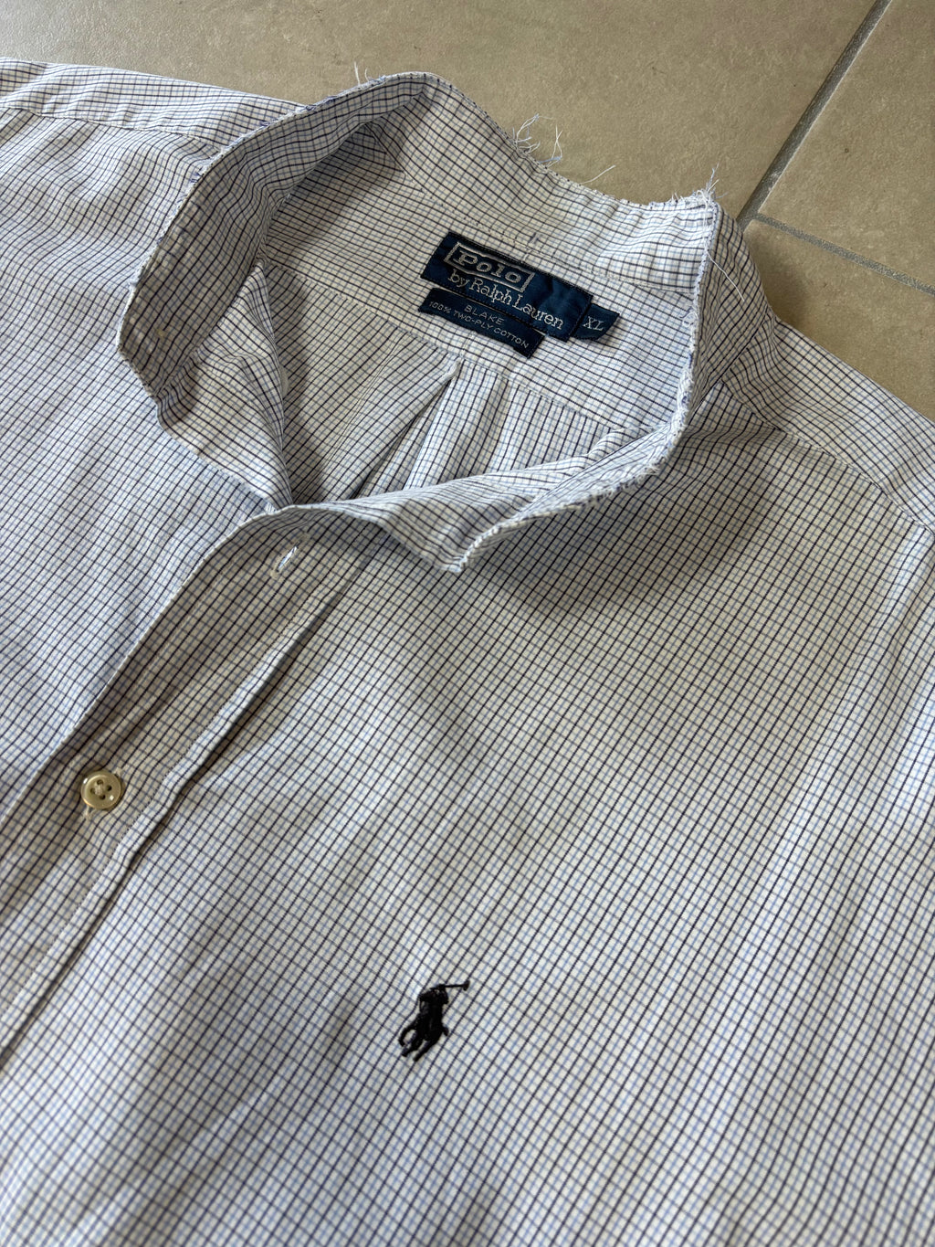 Polo Ralph Lauren Micro Check Shirt Light Blue