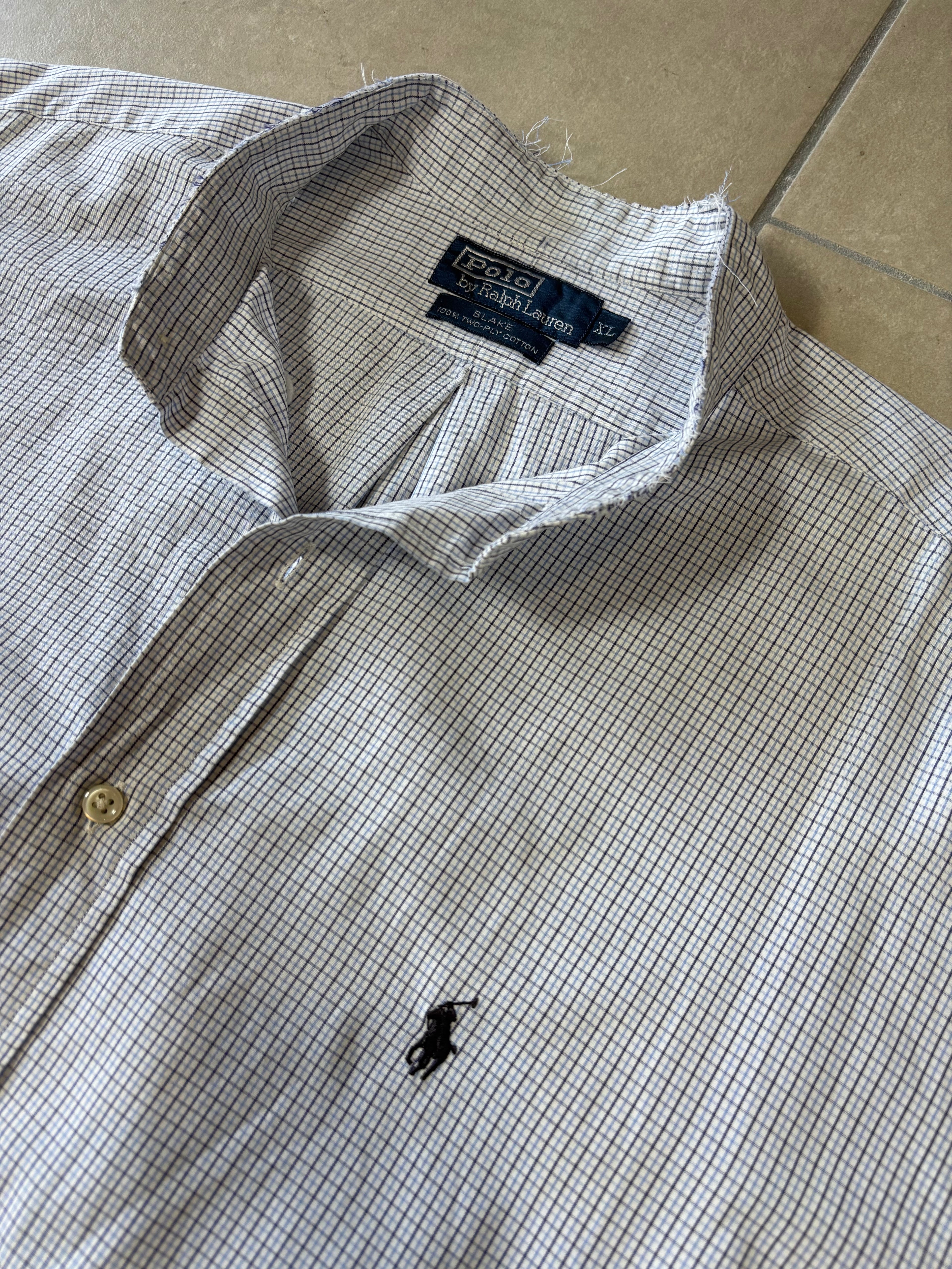 Polo Ralph Lauren Micro Check Shirt Light Blue