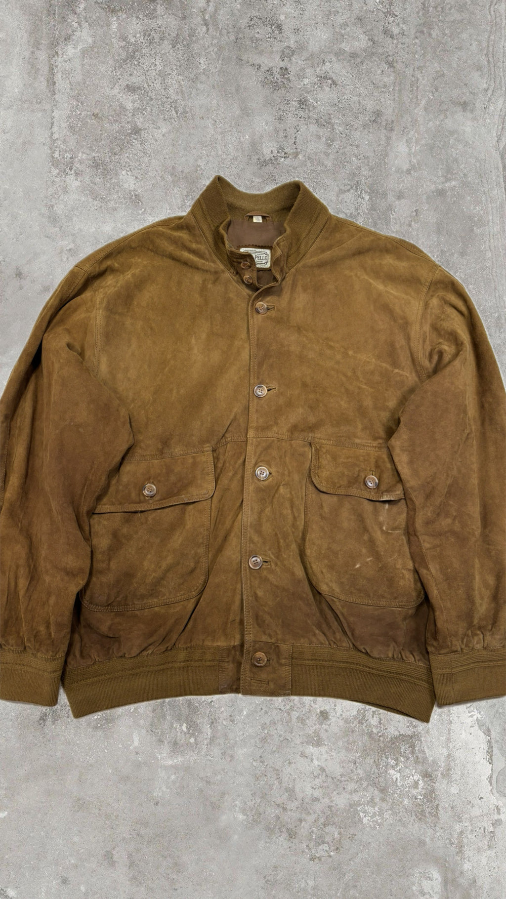 Giacca Vintage in Vera Pelle 90s