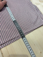 Camicia Cropped Vintage a Righe Biaggini Rosso/Bianco