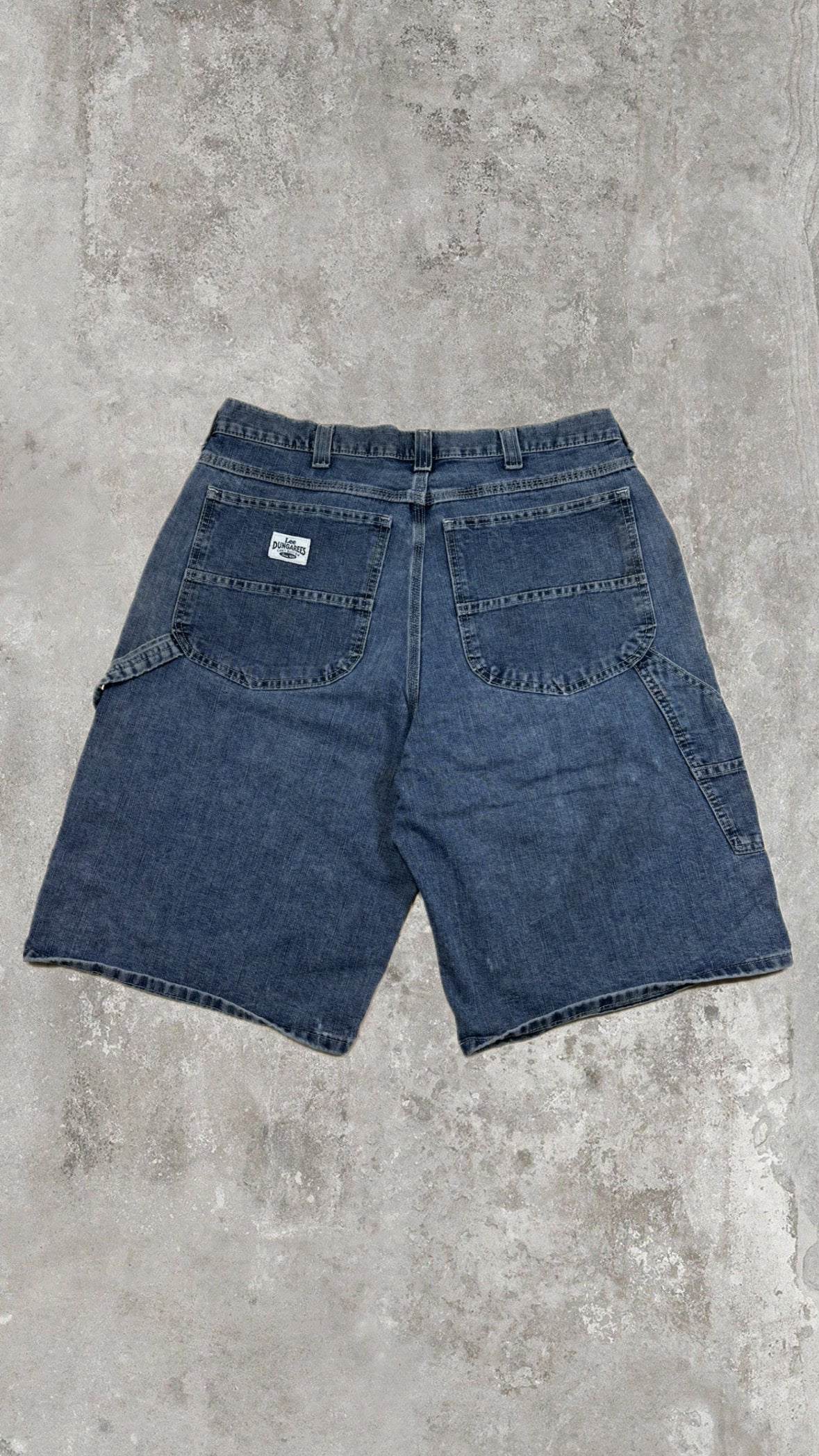 Bermuda Vintage Denim Carpenter Lee Dungarees
