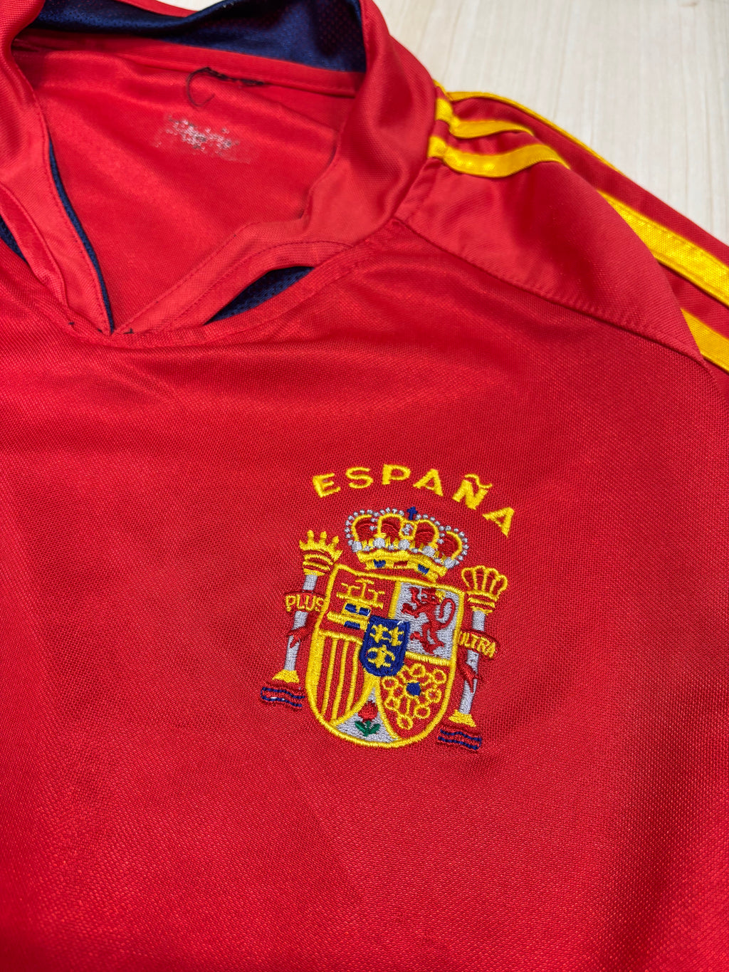 Maglia Nazionale Spagna Home Adidas 2002/04 Climacool Rossa