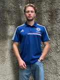 Adidas Chelsea FC Samsung Climalite Polo Shirt Blue 2013/14