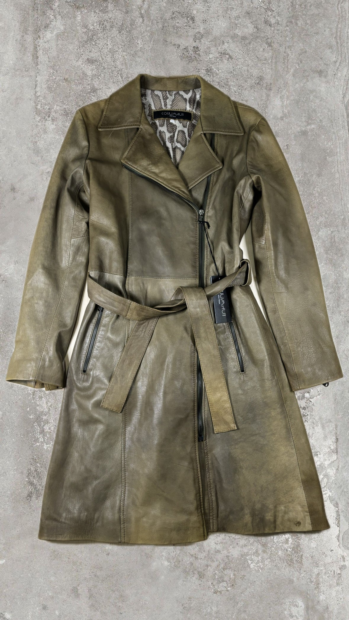 Cappotto 100% Pelle Nappa