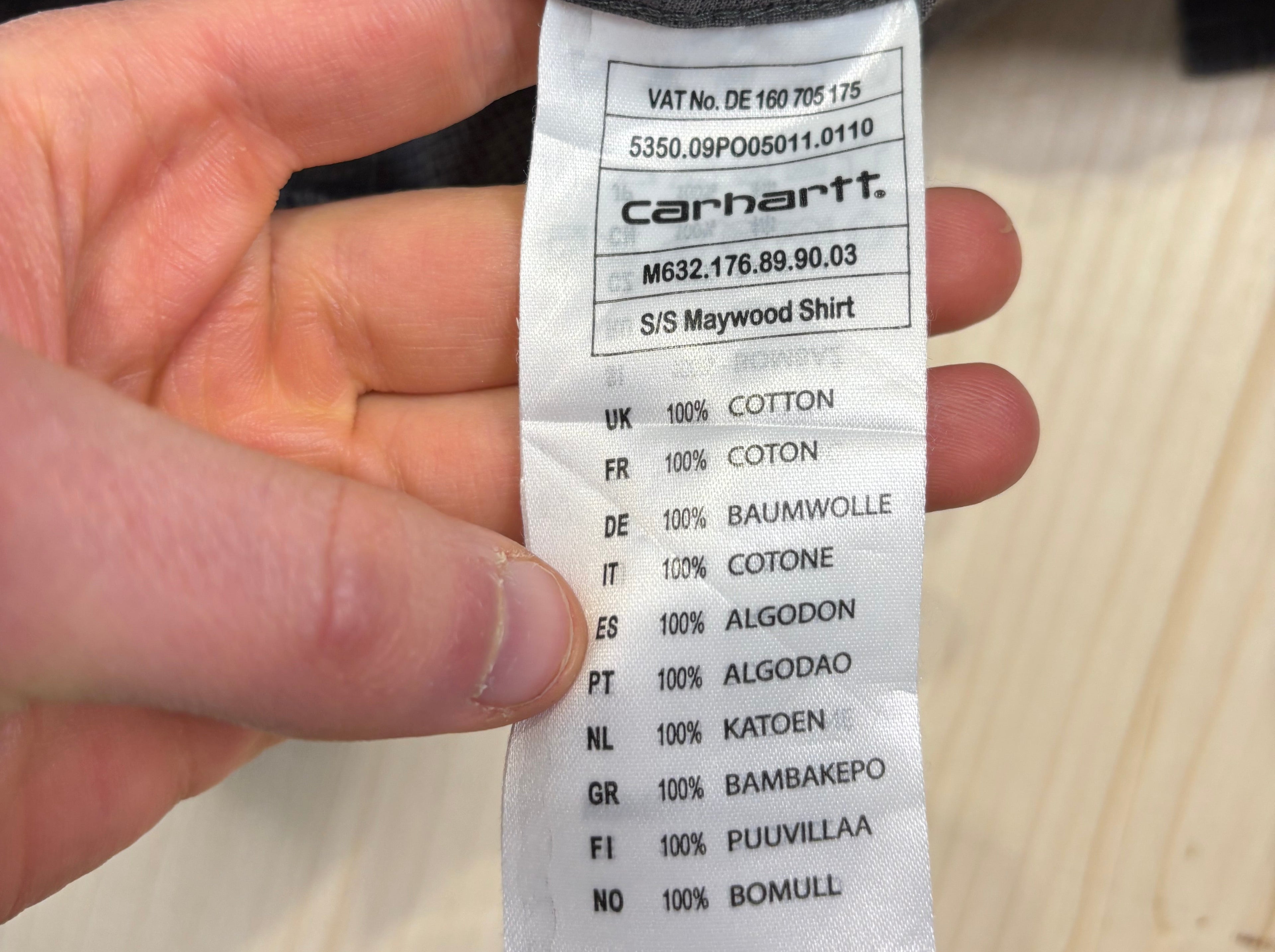 Carhartt Maywood Short Sleeve Shirt Grey Workwear