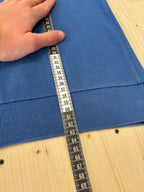 Polo Lacoste Vintage Blu con Taschino Logo Ricamato