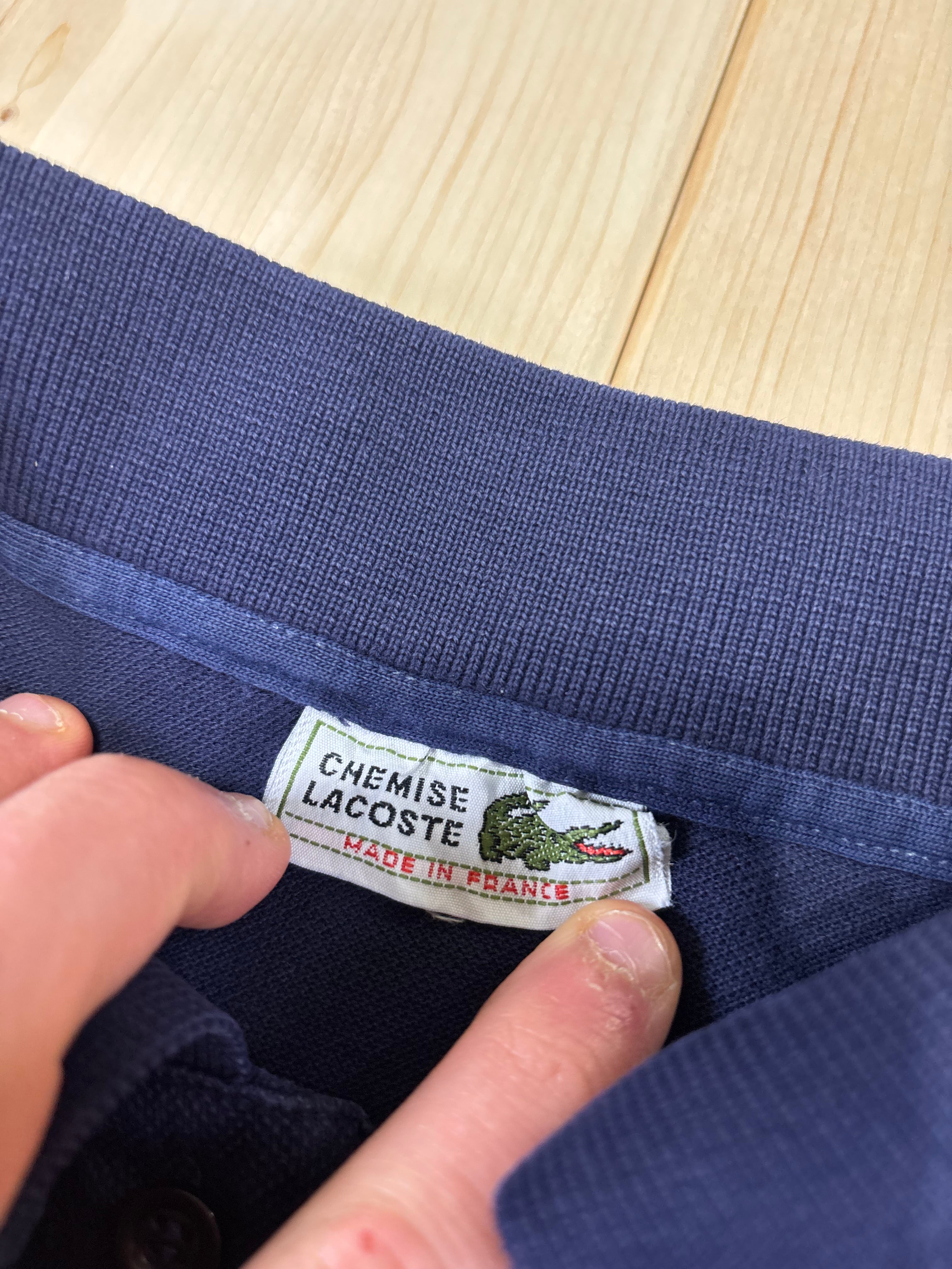 Polo Lacoste Uomo Blu Navy con Logo Ricamato – Regular Fit