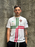 Maglia Nazionale Portogallo Away Euro 2012 Nike #4 Bianca