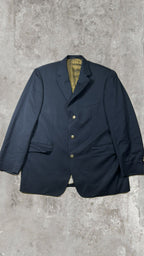 Vintage Italian Navy Blazer – Lanificio F.lli Cerruti Super 110’s Wool
