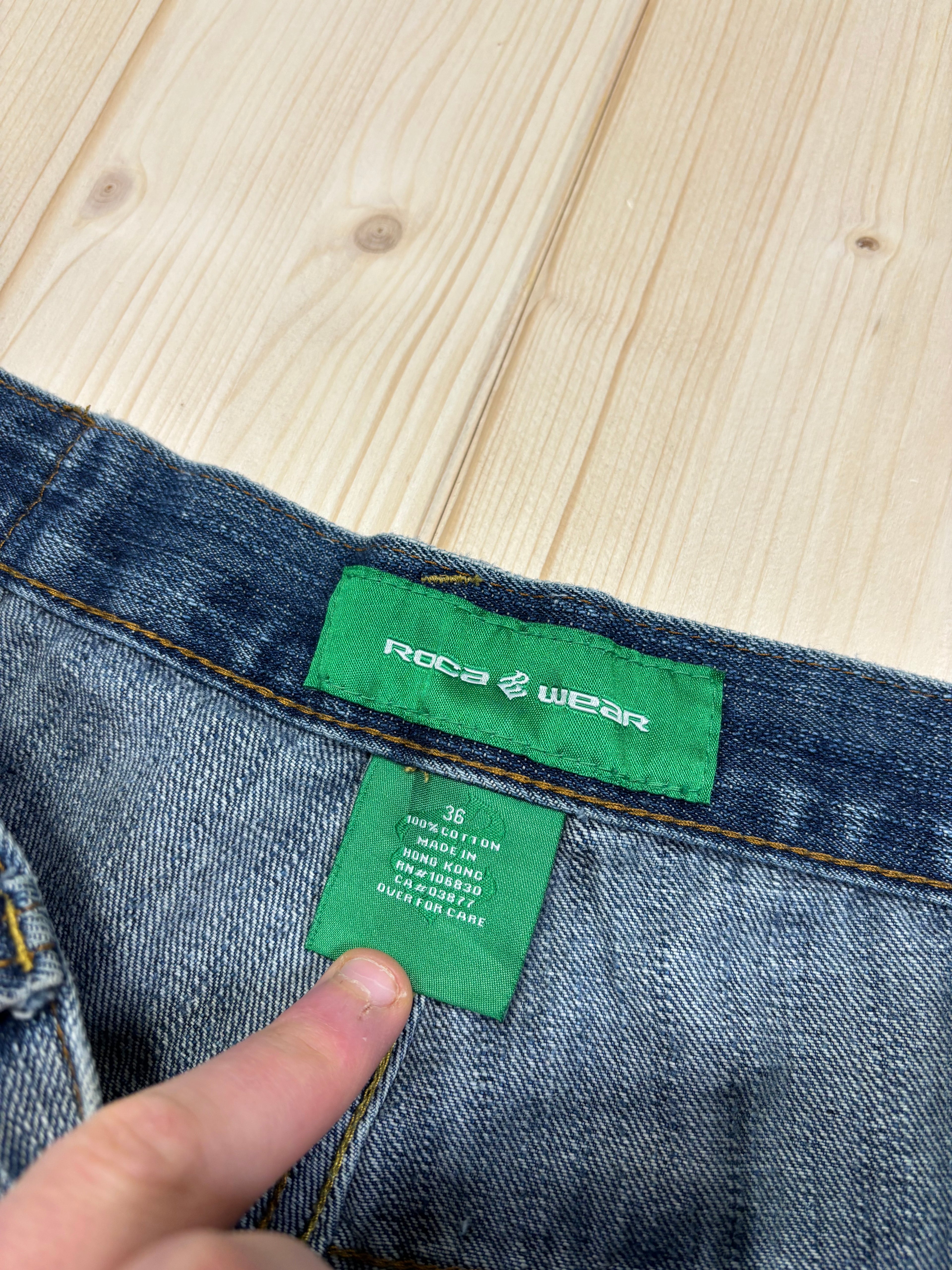 Bermuda Vintage ROCAWEAR Denim Baggy Ricamato
