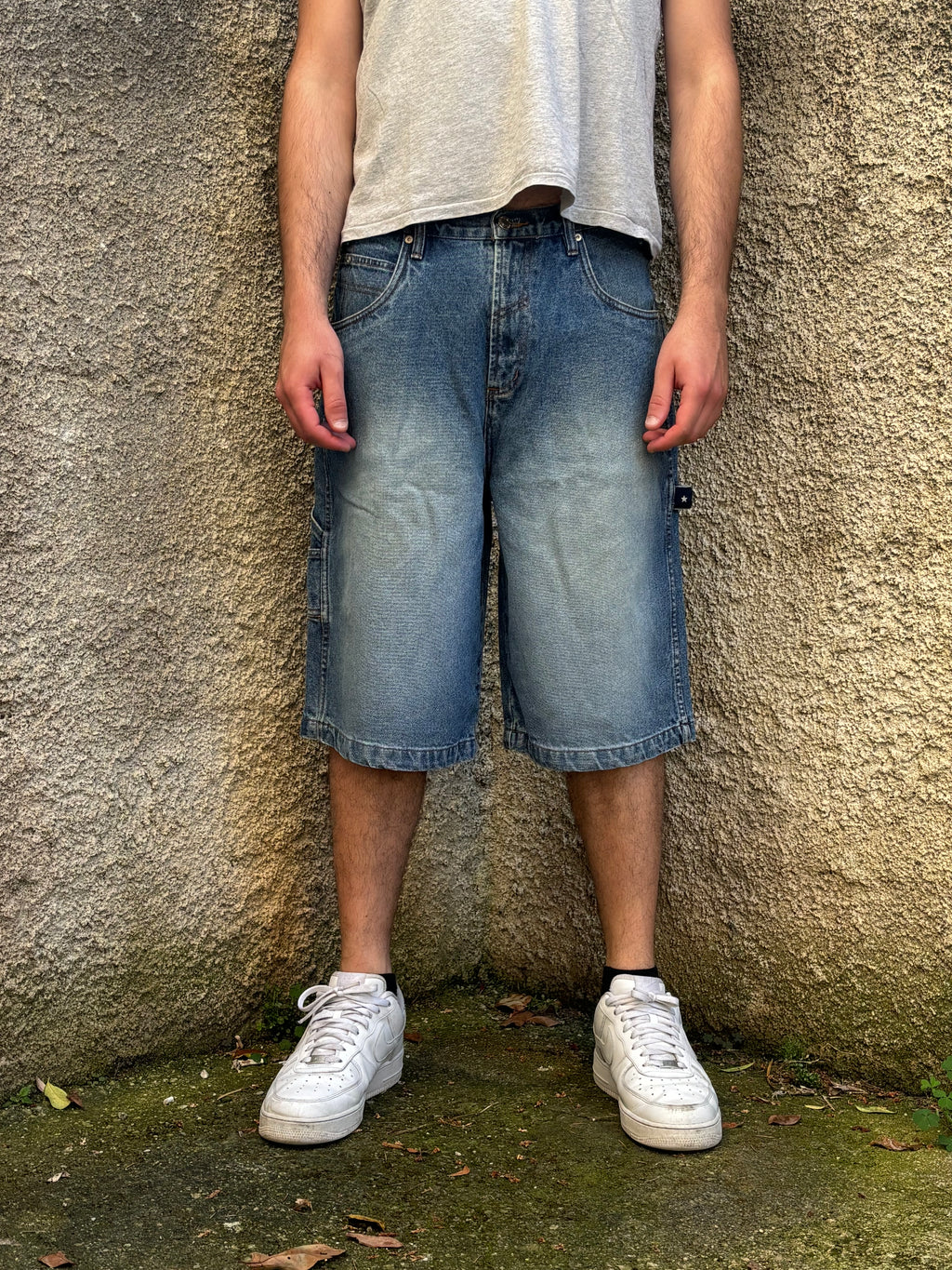 Bermuda Vintage Denim Carpenter Phat Farm