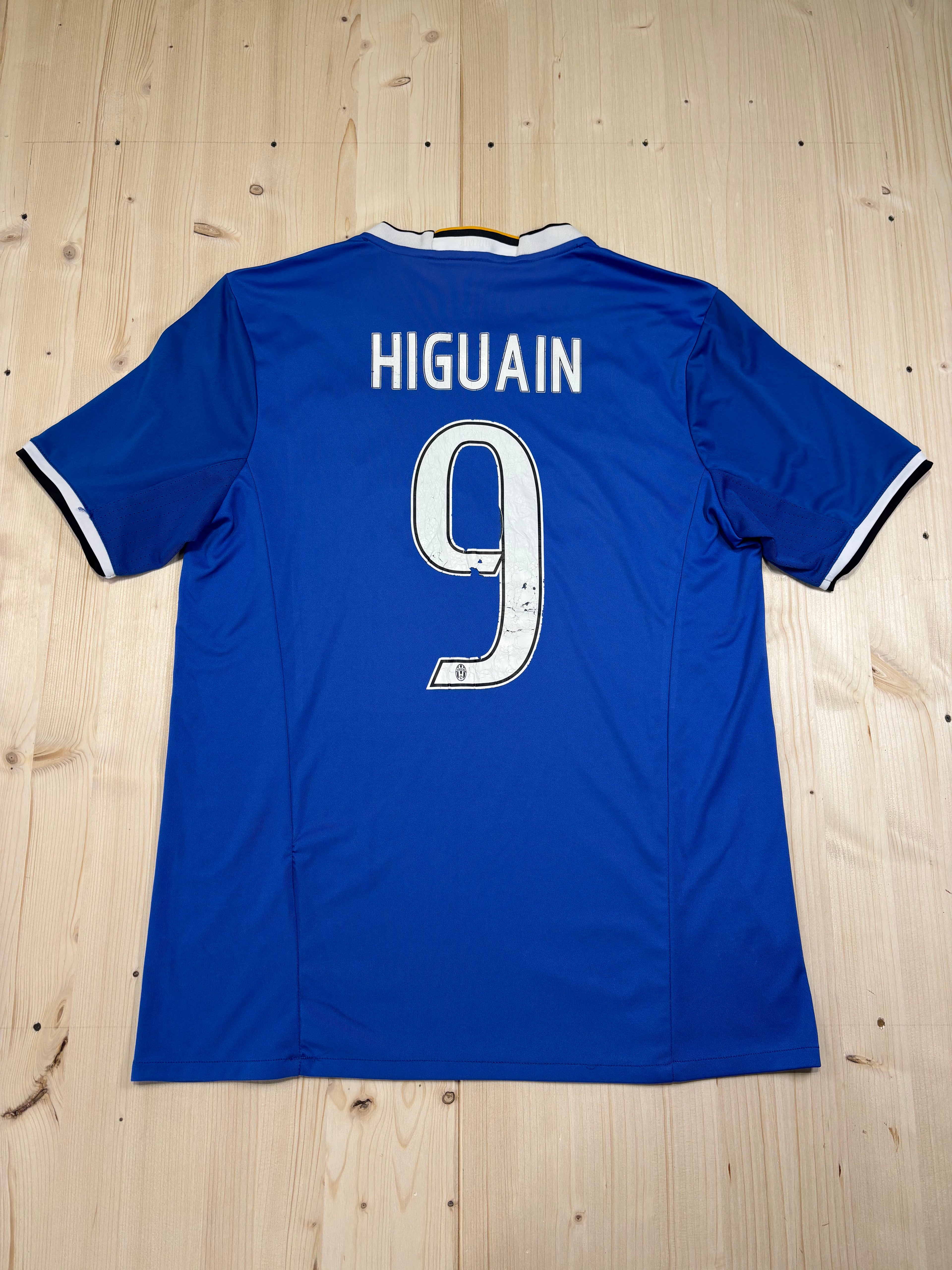 Maglia Juventus Away Adidas 2016/17 Higuain #9 Jeep Blu