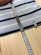 Polo Lacoste Uomo Azzurro Chiaro a Righe Orizzontali con Logo