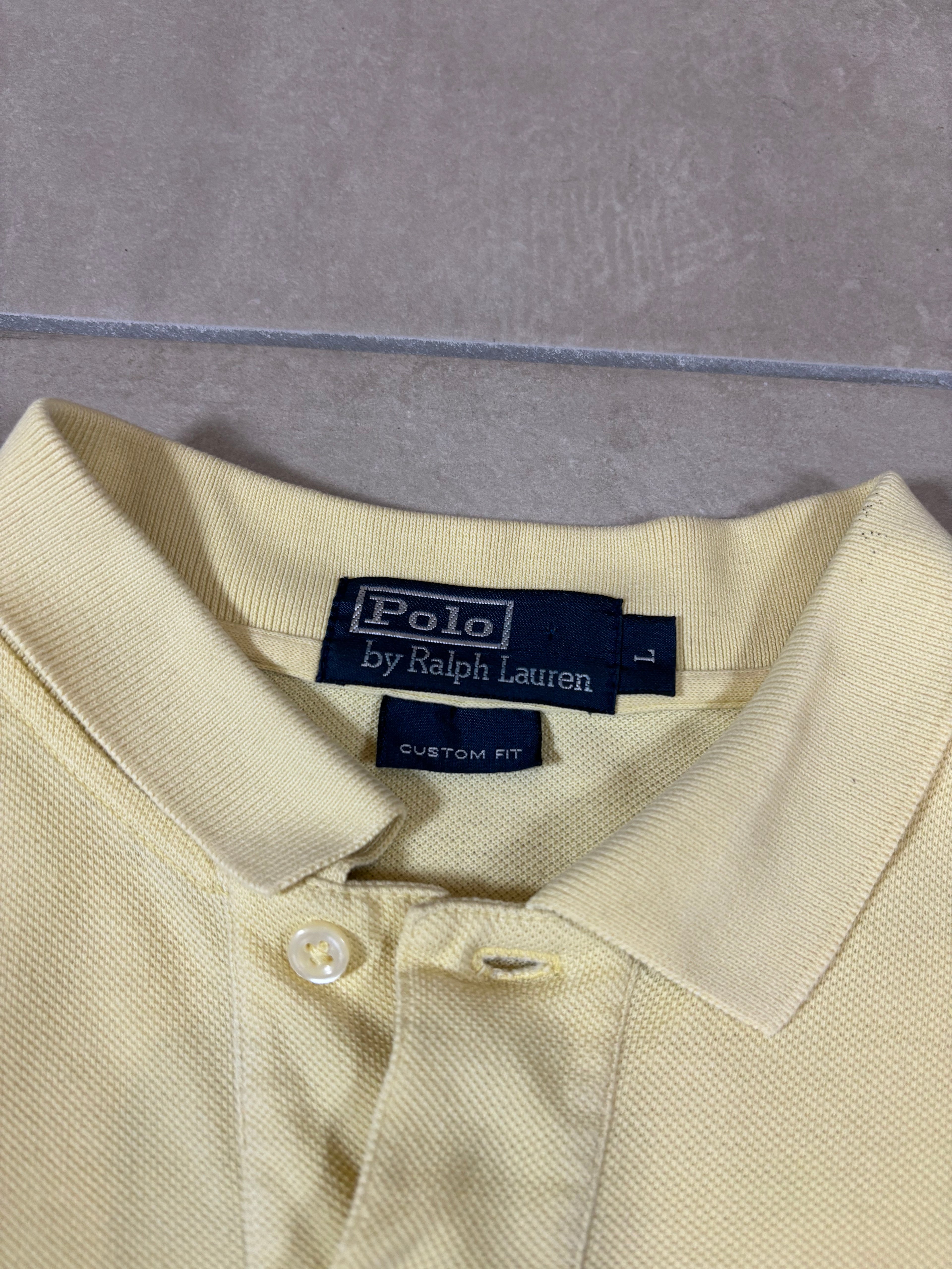 Polo Ralph Lauren Pale Yellow Polo Shirt