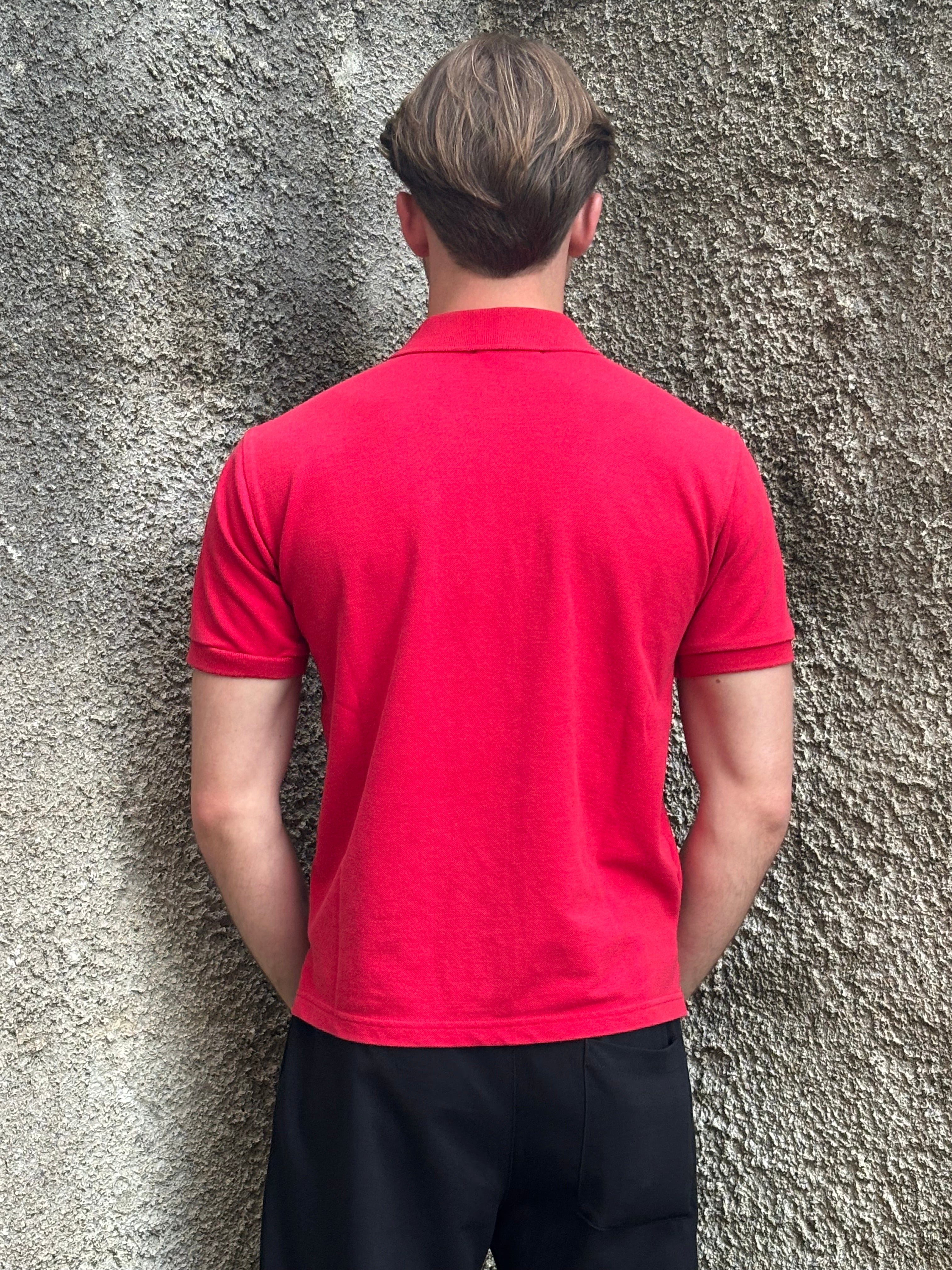 Polo Ralph Lauren Uomo Rossa con Logo Ricamato Blu – Regular Fit