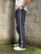 Adidas Vintage Track Pants Blu Navy Loose Fit