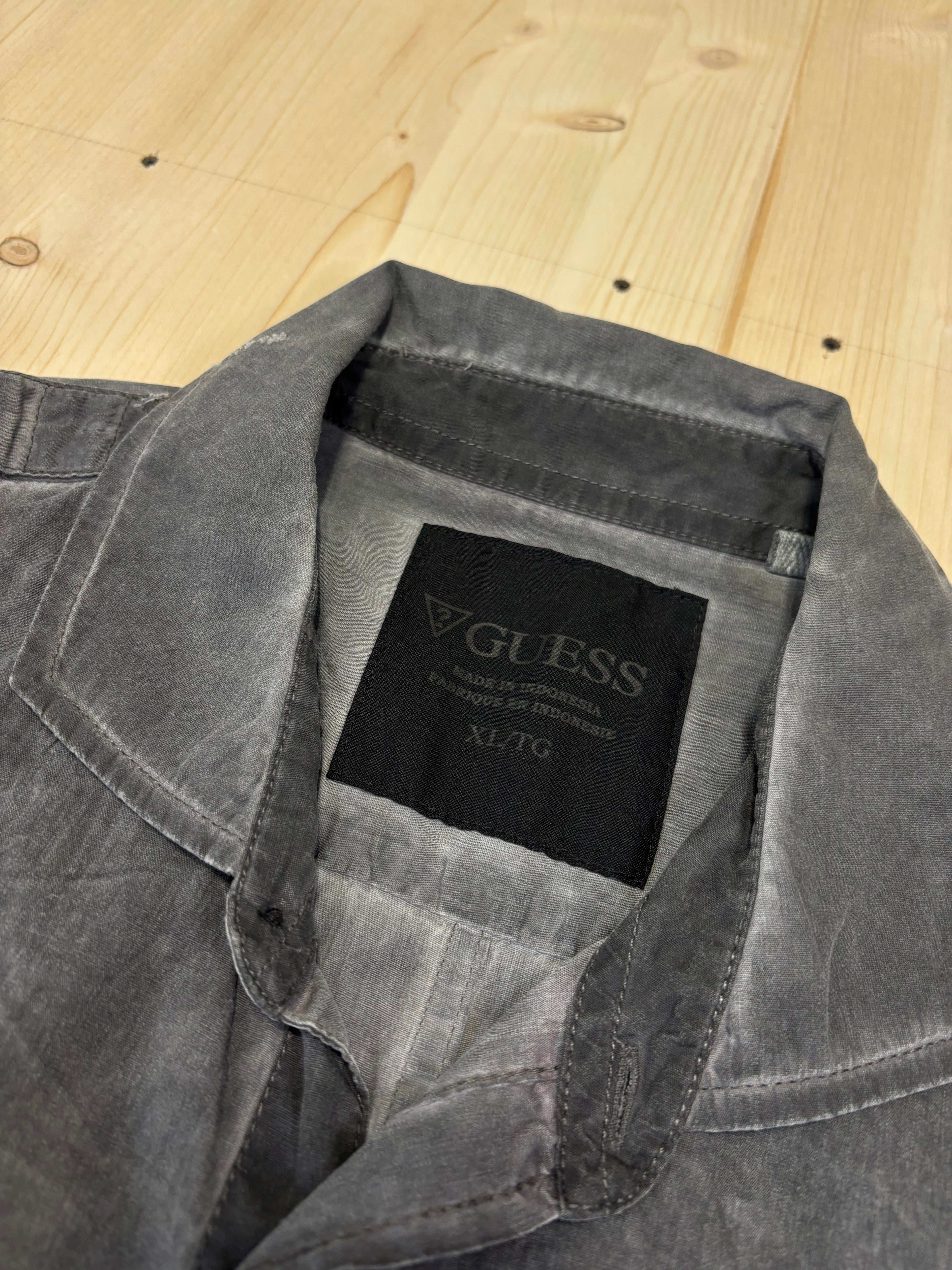 Guess Jeans 1981 Washed Grey Short Sleeve Shirt