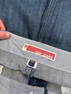 Mini Gonna Gap Vintage in Denim Scuro a Vita Bassa