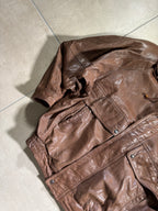 Bomber Vintage 80s in Pelle