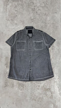 Guess Jeans 1981 Washed Grey Short Sleeve Shirt