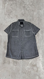 Guess Jeans 1981 Washed Grey Short Sleeve Shirt
