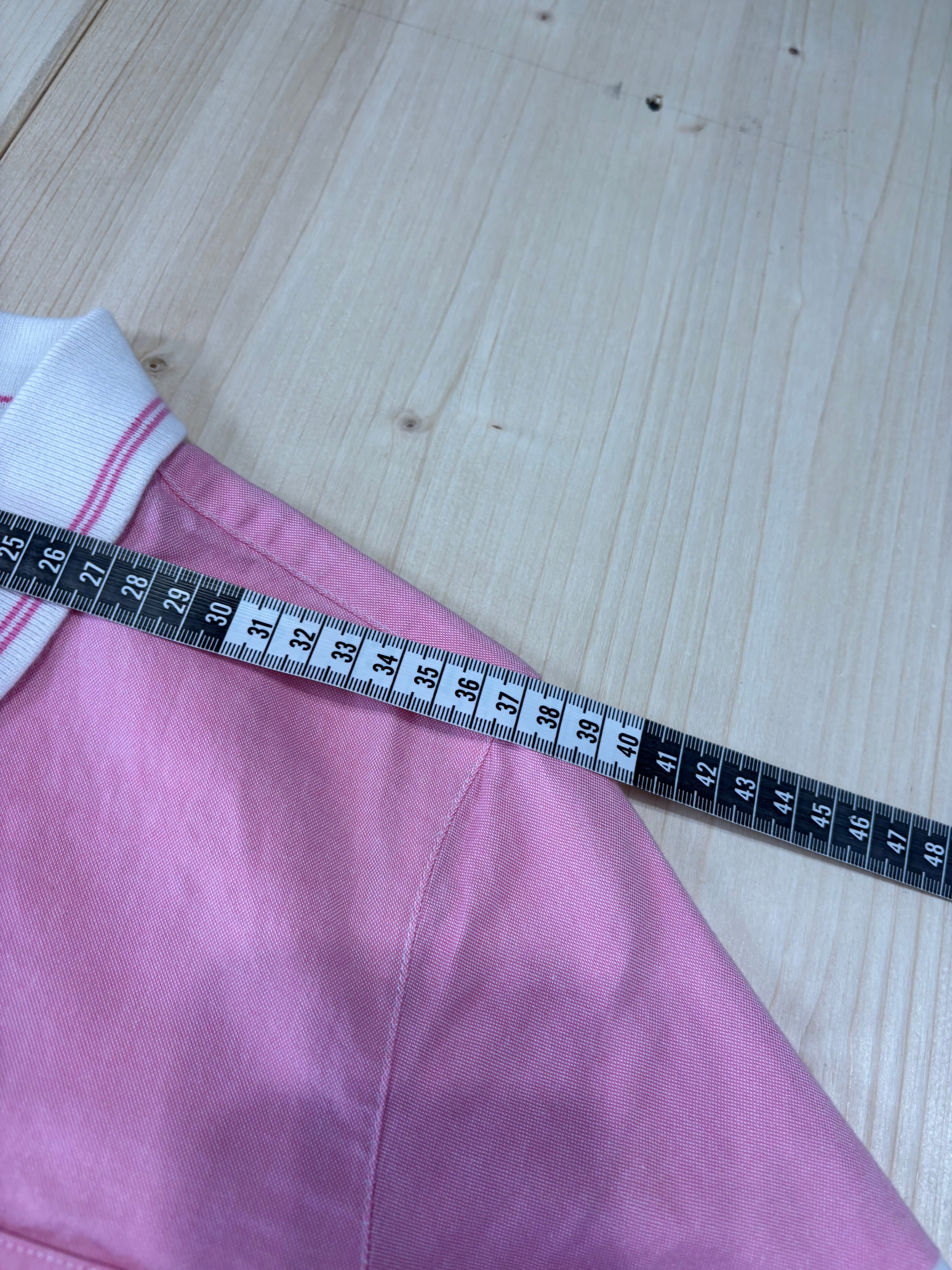 Camicia Donna Tommy Hilfiger Vintage Rosa con Colletto Bianco