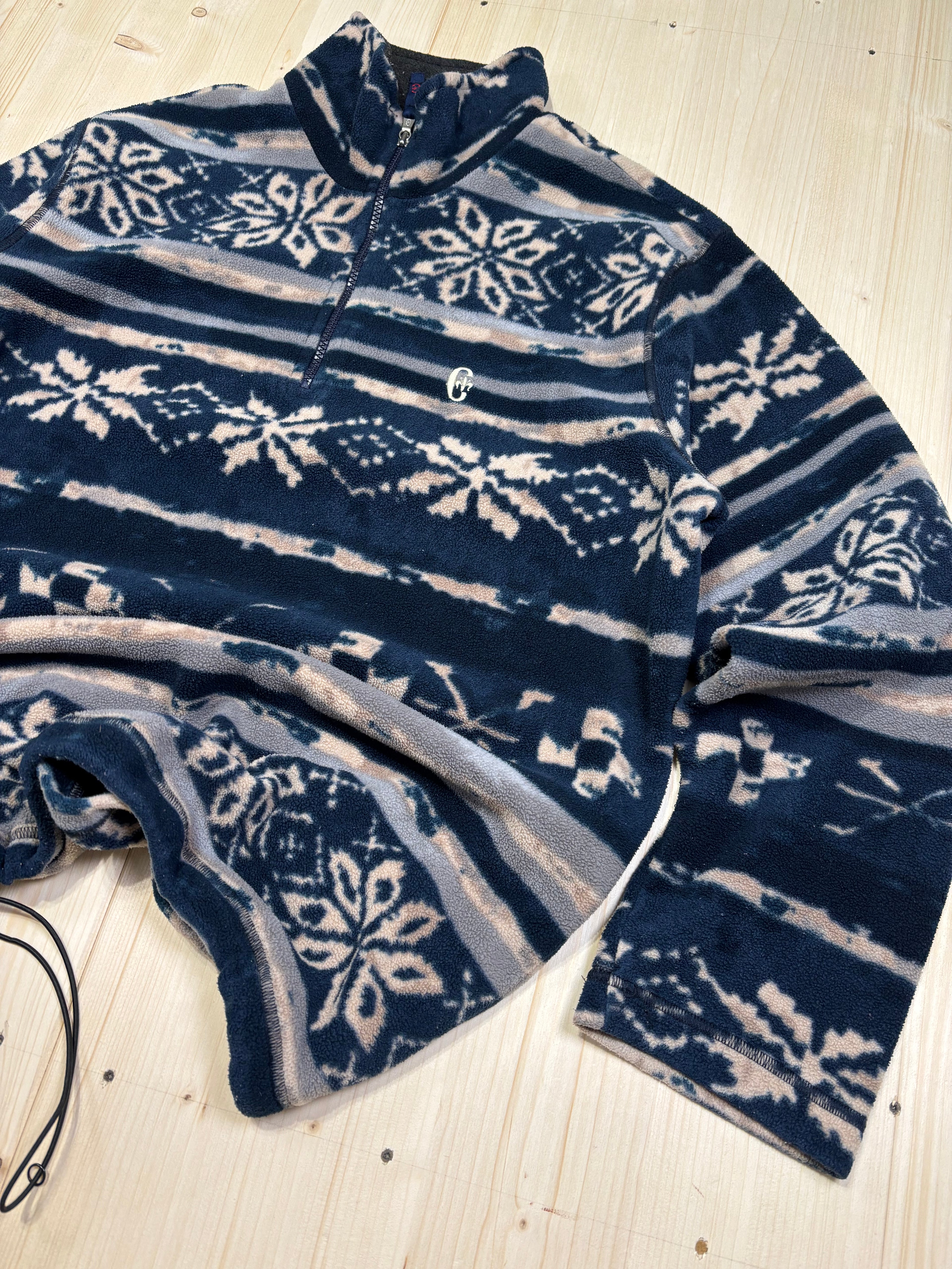 Fleece Conte of Florence Vintage – Mezza Zip – Made in Italy