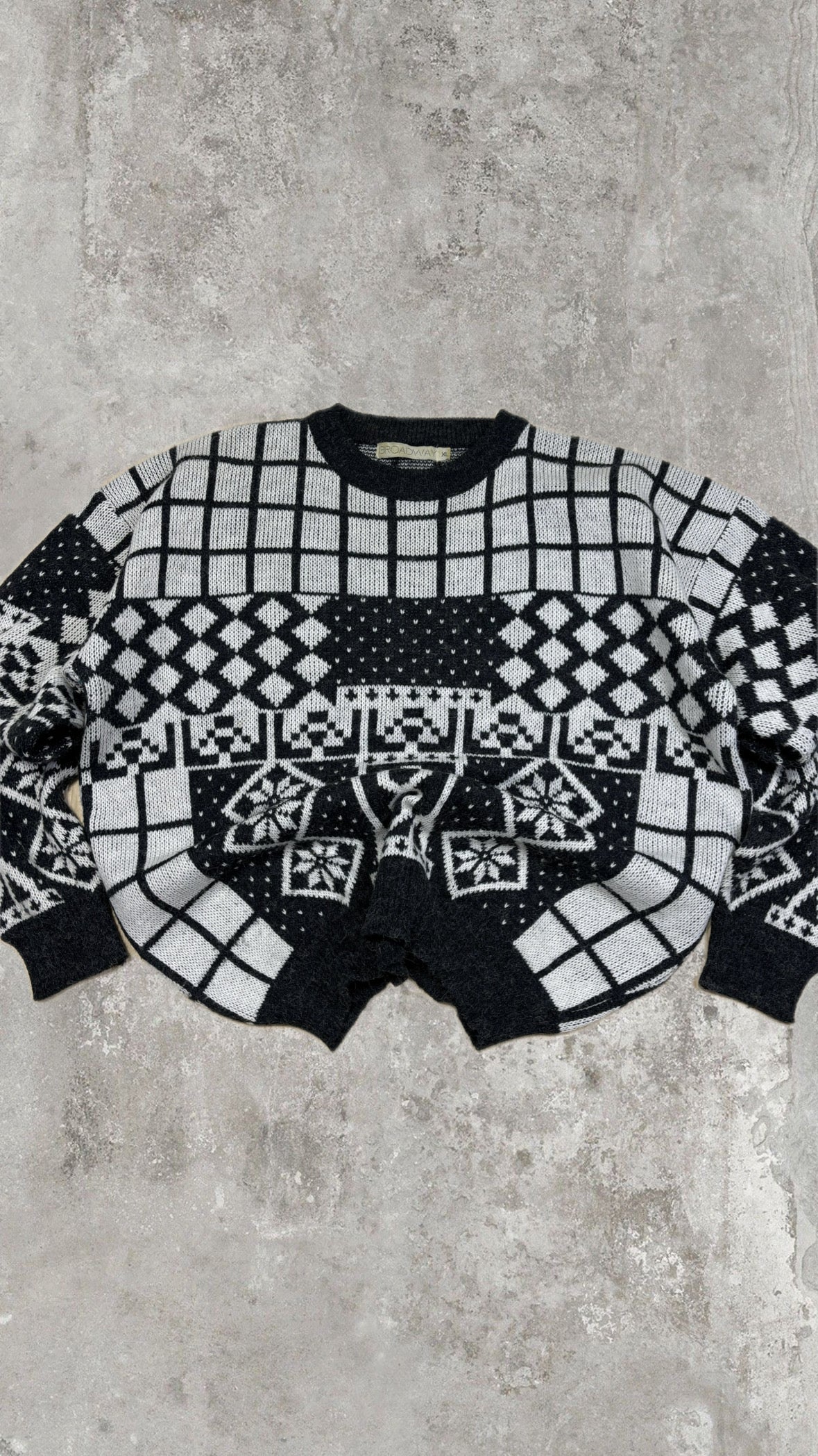 Maglione Vintage 90s Jacquard