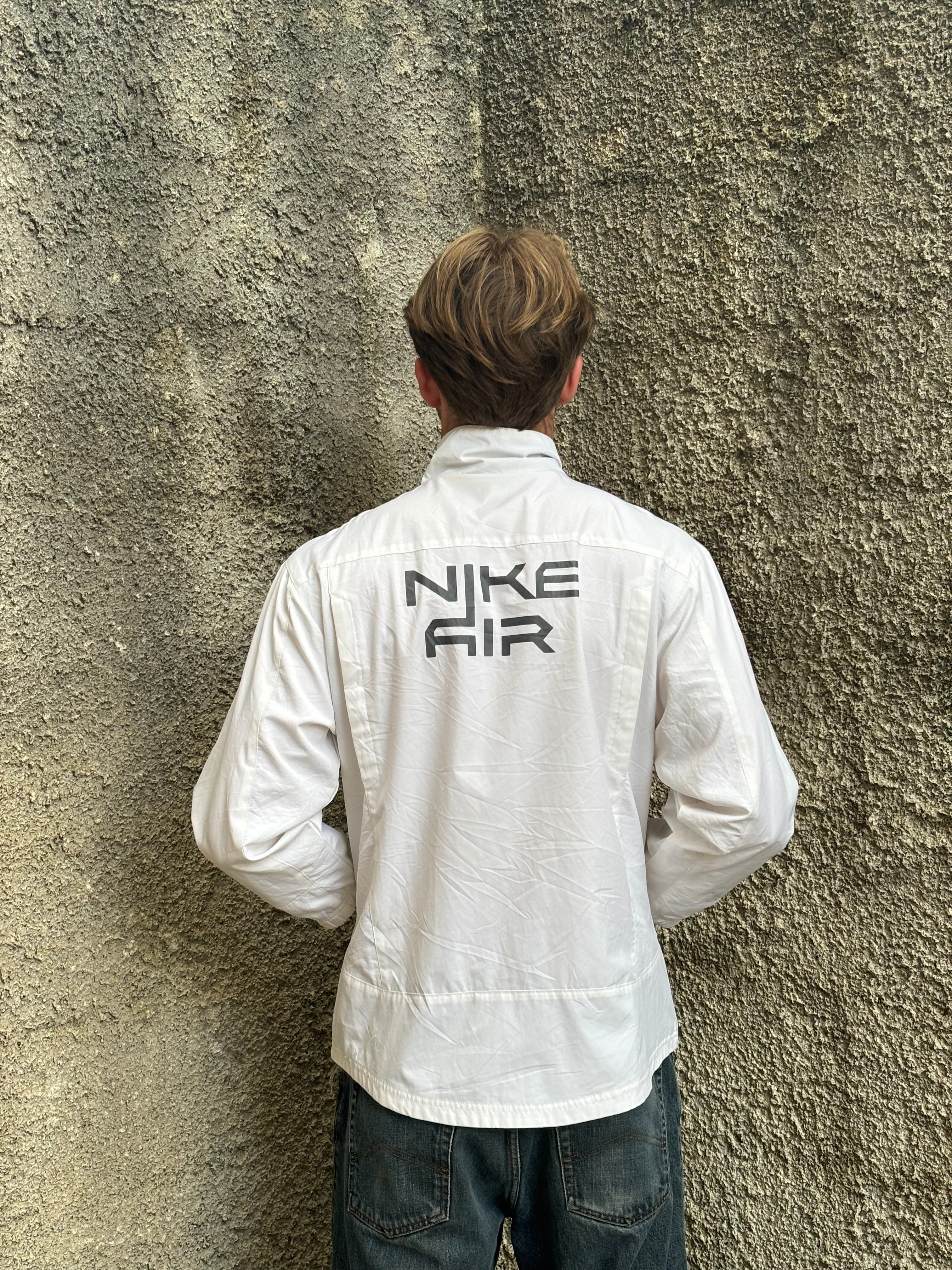 Nike Air White Full Zip Windbreaker Jacket