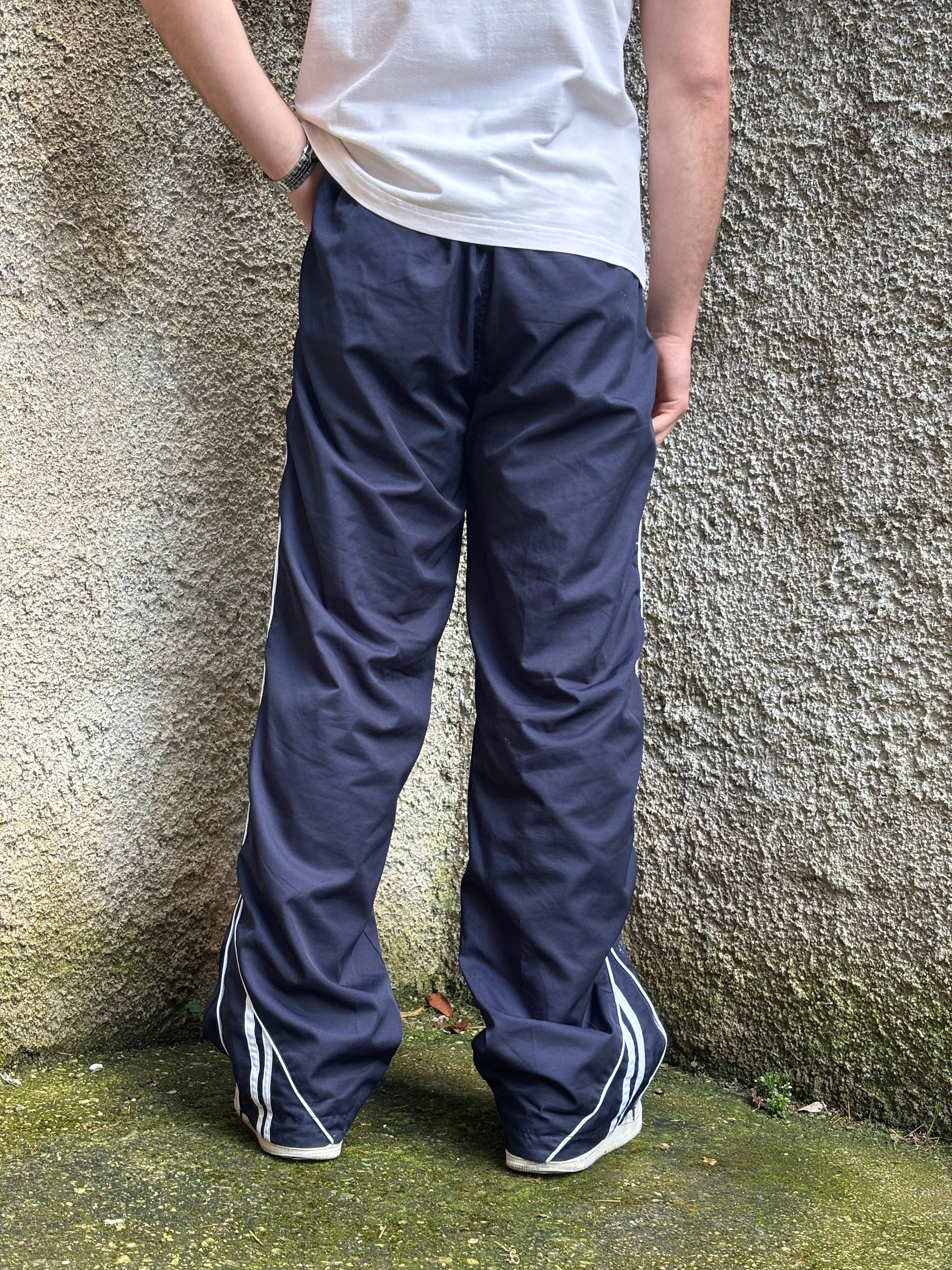 Nike Vintage Track Pants Blu Navy Loose Fit