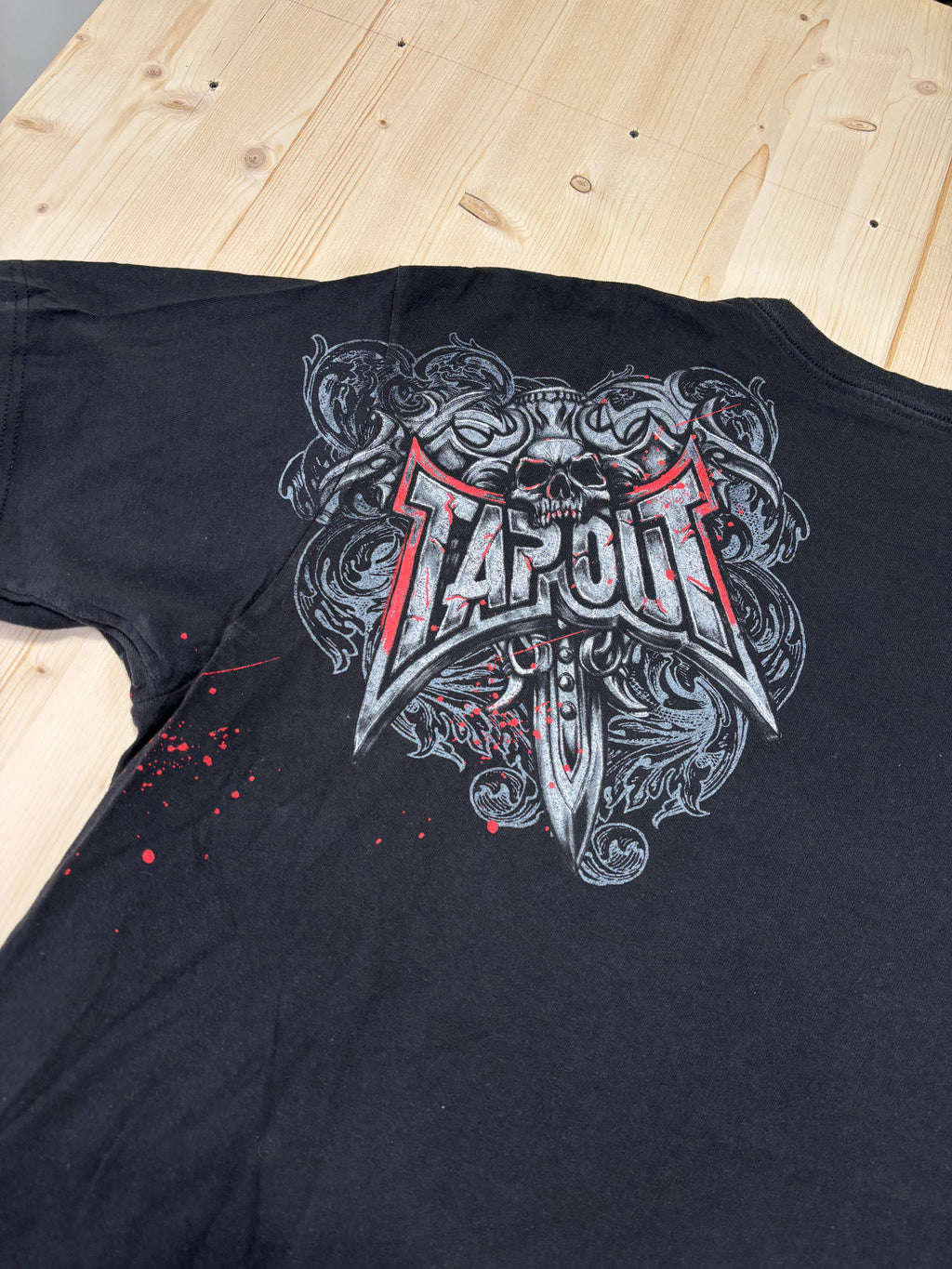 Tapout Skull Graphic T-Shirt Black MMA Streetwear