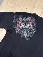 Tapout Skull Graphic T-Shirt Black MMA Streetwear