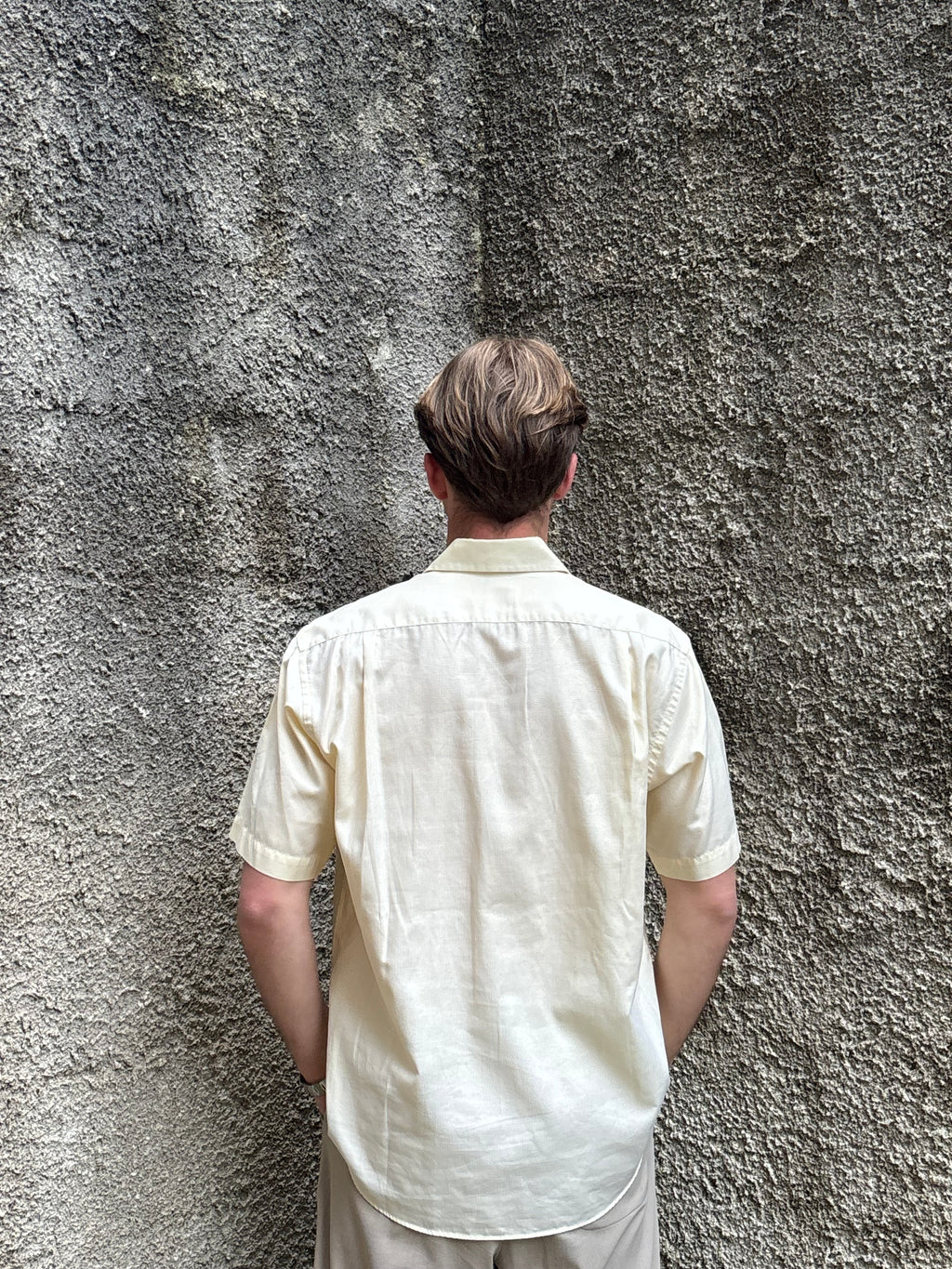 Biaggini Light Yellow Short Sleeve Shirt