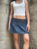 Minigonna Denim Sicko Blu Y2K Vintage